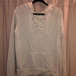 American Eagle tie up sweatshirt